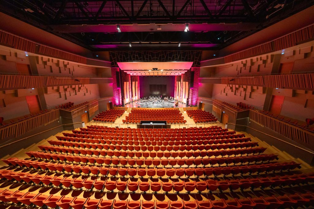 Översiktsbild av kongresslokalen Solasalen på Carlstad Conference Center